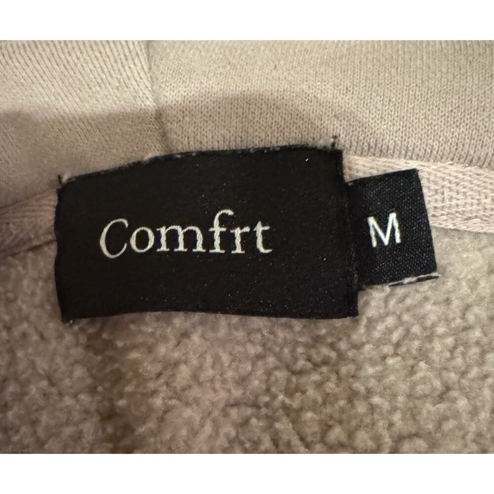 Comfrt Signature Sweat Hoodie Sweatshir Bark Sz Medium EUC - Picture 7 of 7